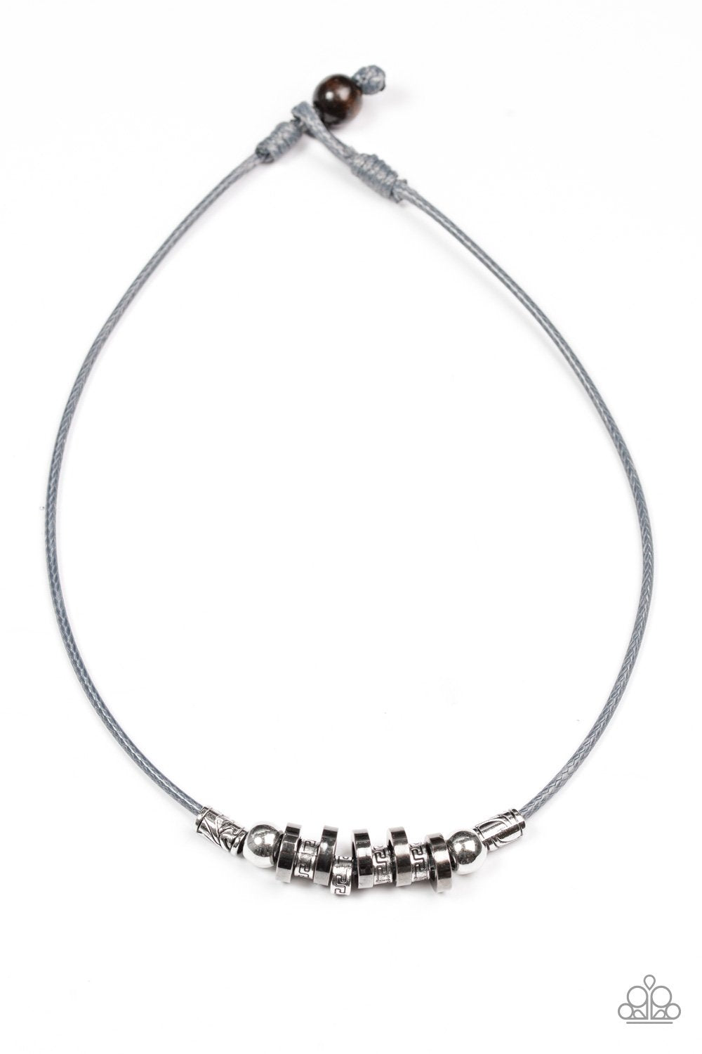 Collar Paparazzi ~ Cañones Antiguos - Plata