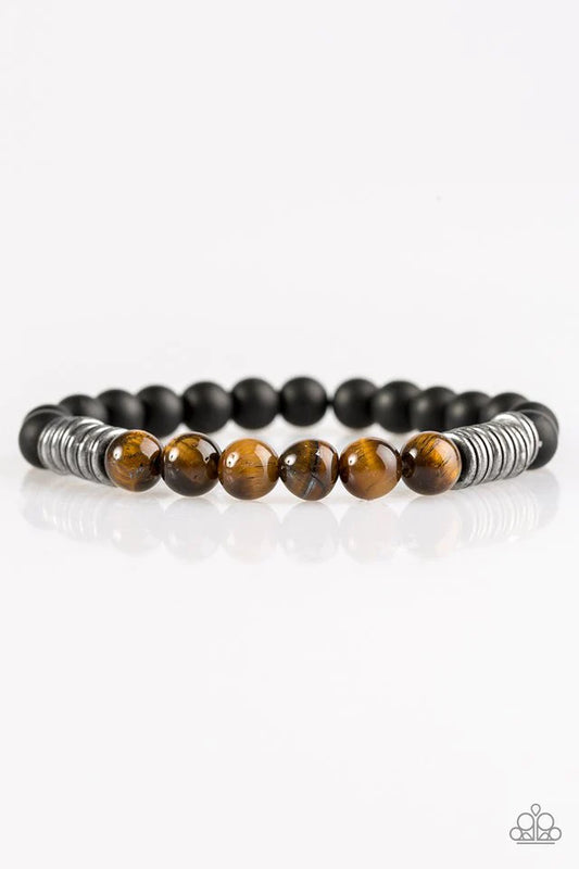 Paparazzi Bracelet ~ Energetic - Brown