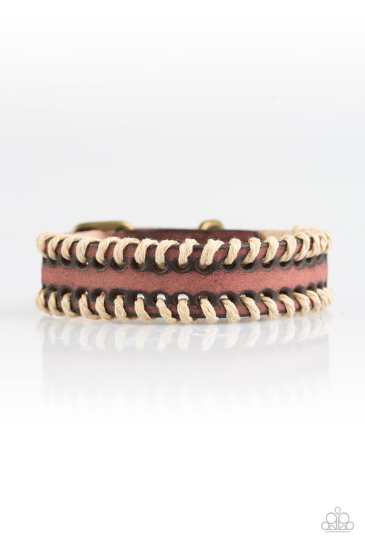 Paparazzi Bracelet ~ Trail Excursion - Brown