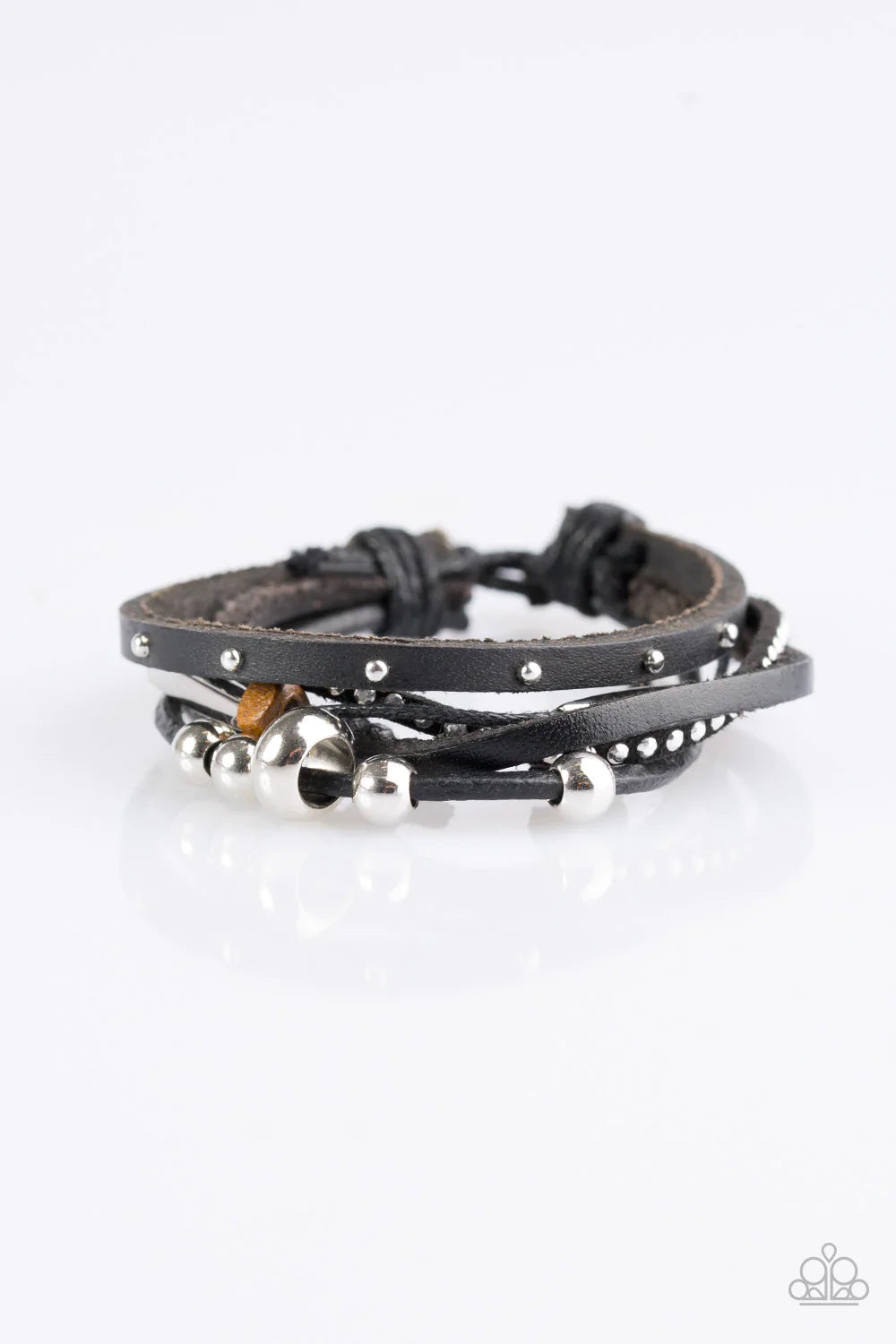 Pulsera Paparazzi ~ Long Road Home - Negro