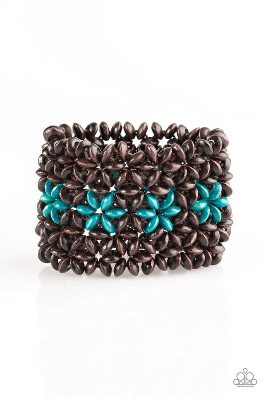Paparazzi Bracelet ~ Bahama Babe - Blue