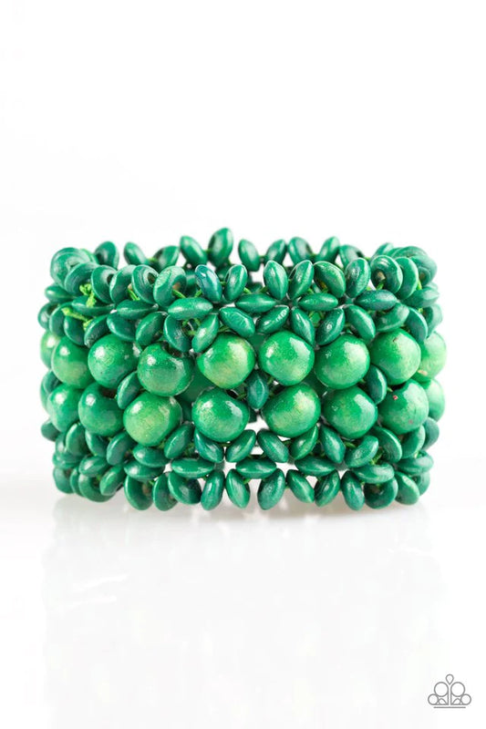 Paparazzi Bracelet ~ Tropical Bliss - Green