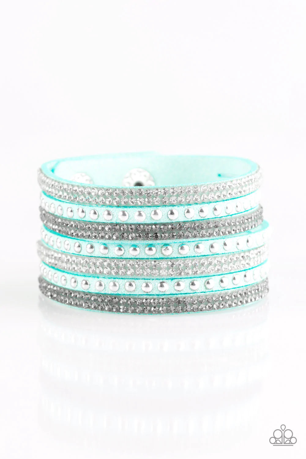 Pulsera Paparazzi ~ Victory Shine - Azul