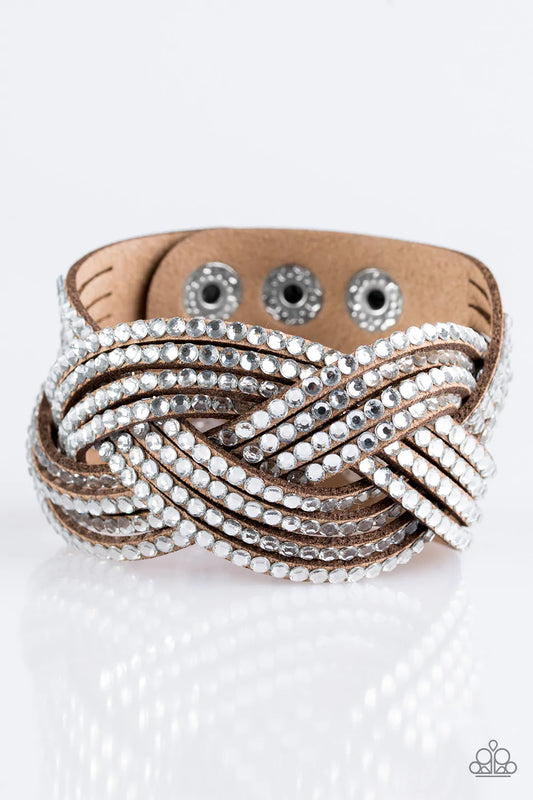 Paparazzi Bracelet ~ Top Class Chic - Brown