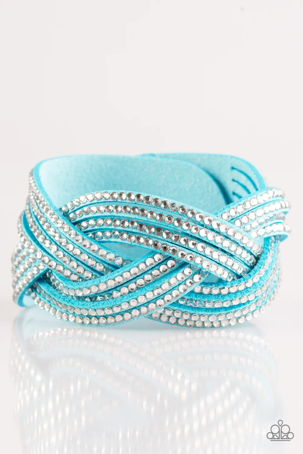 Pulsera Paparazzi ~ Big City Shimmer - Azul