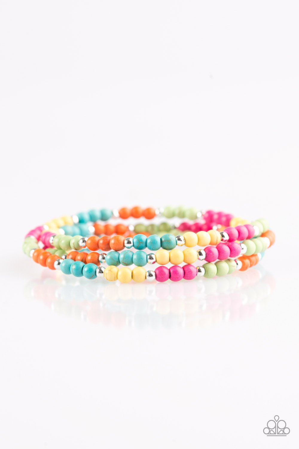 Pulsera Paparazzi ~ Stone Paradise - Multi