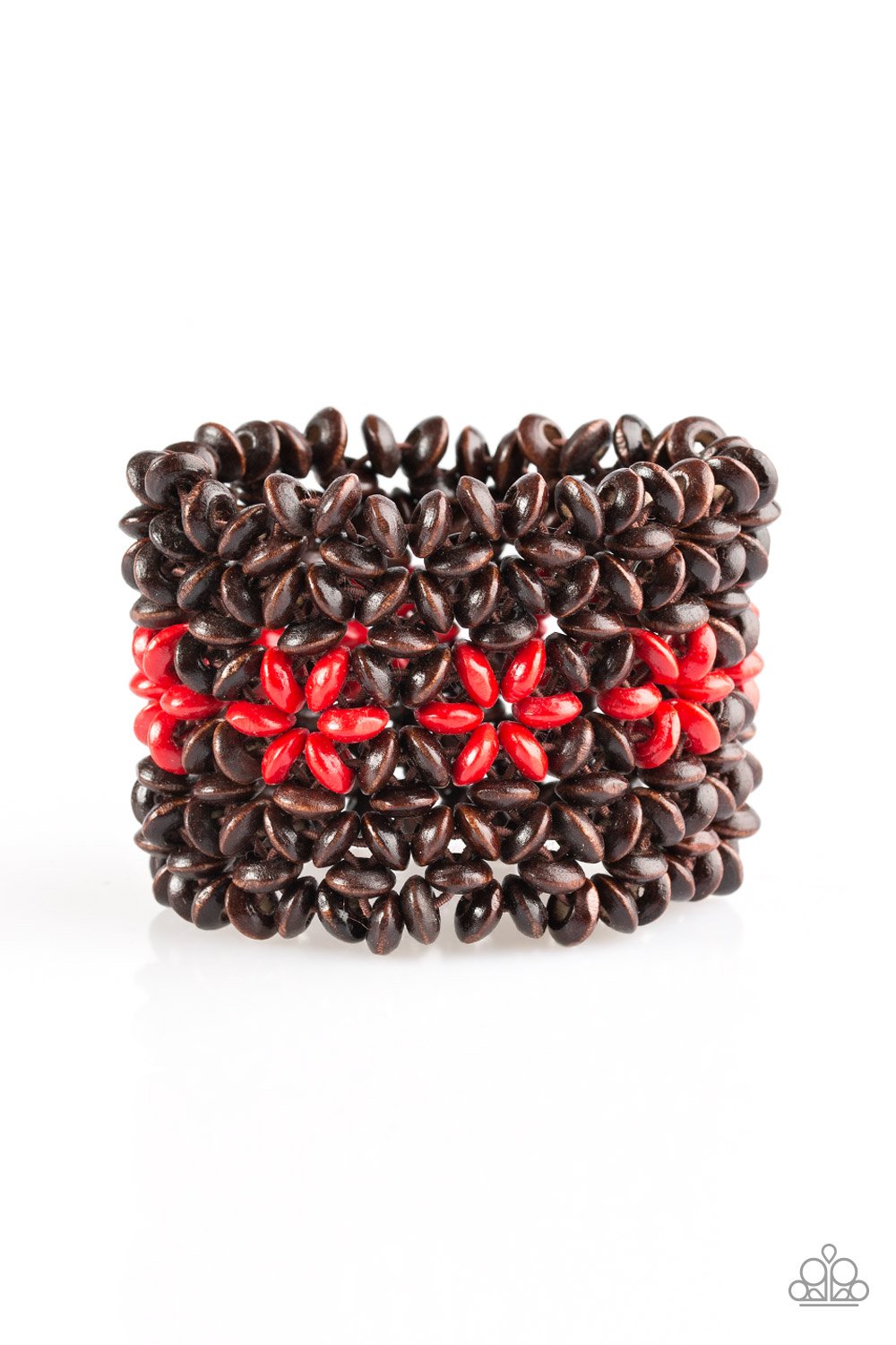 Paparazzi Bracelet ~ Bahama Babe - Red