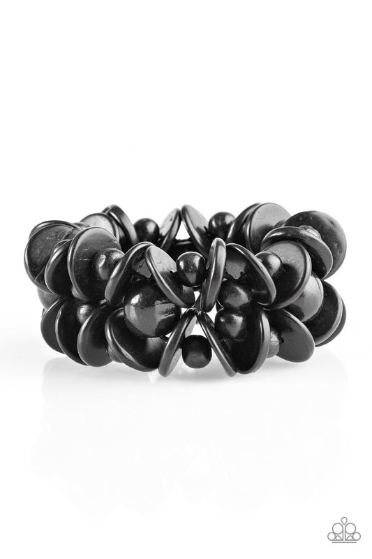 Paparazzi Bracelet ~ Tropical Temptress - Black