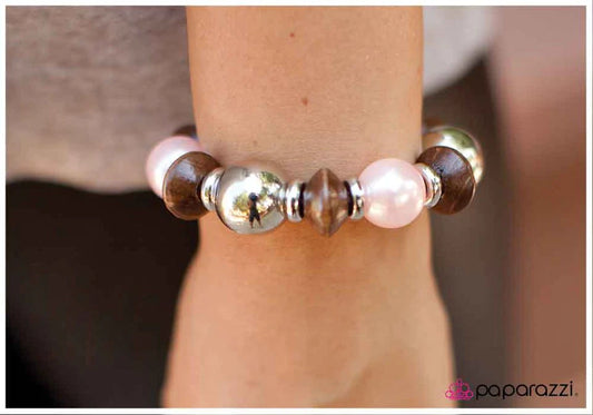 Paparazzi Bracelet ~ Thats a Stretch - Pink