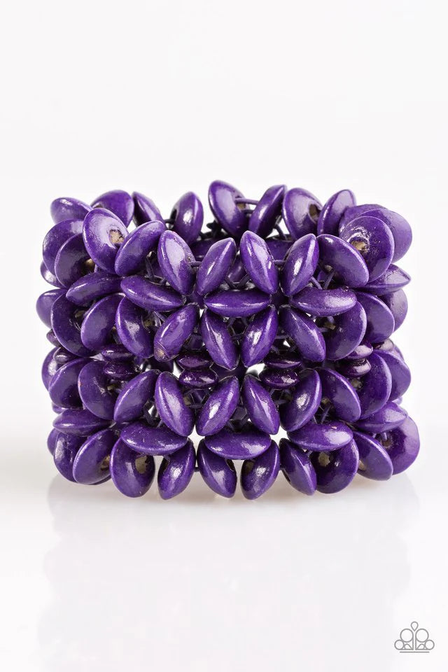 Paparazzi Bracelet ~ Hawaii Haven - Purple