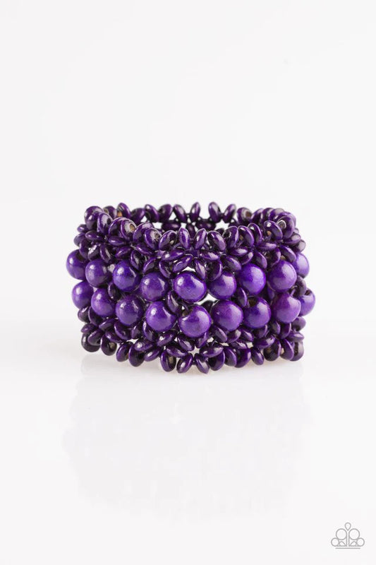 Paparazzi Bracelet ~ Tropical Bliss - Purple