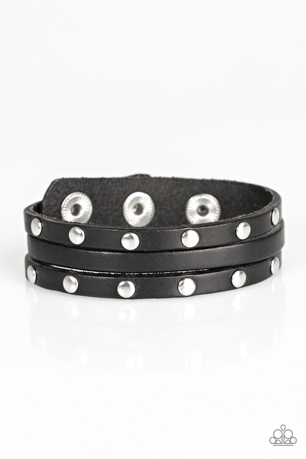 Pulsera Paparazzi ~ Radical Raider - Negro