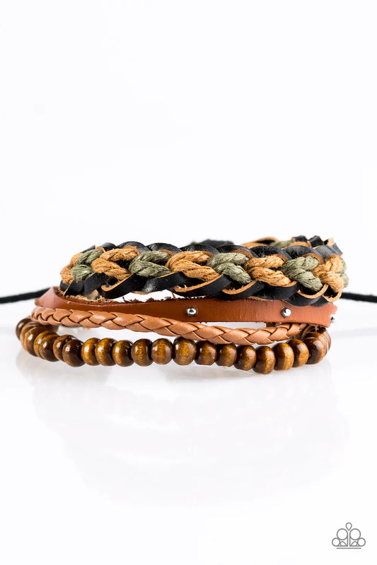 Paparazzi Bracelet ~ Mountain Mode - Brown