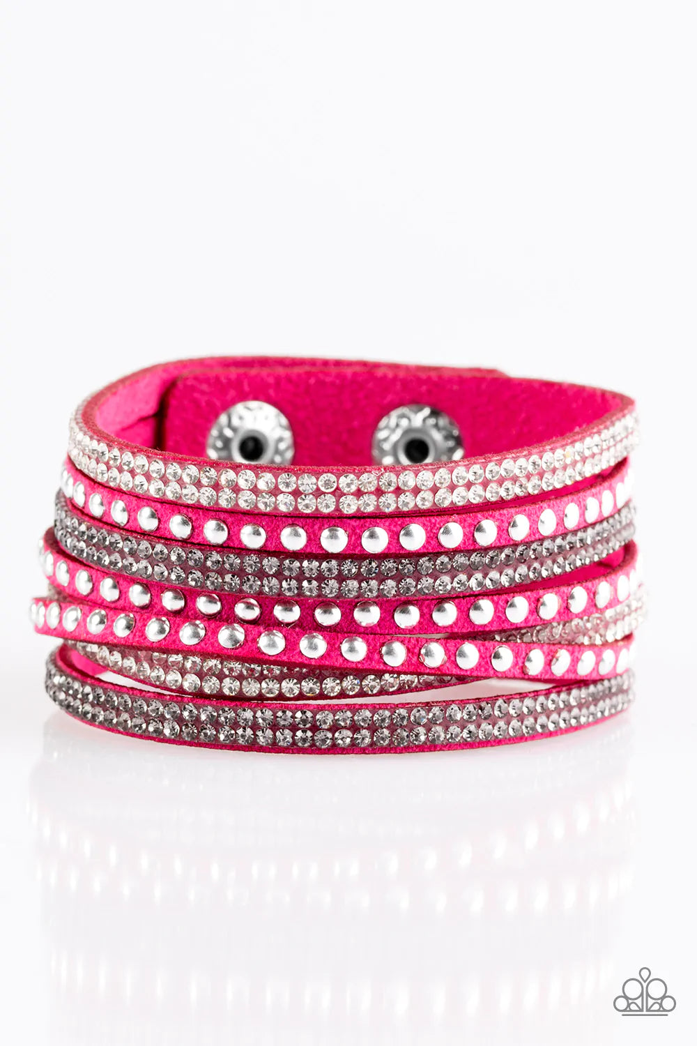 Pulsera Paparazzi ~ Victory Shine - Rosa