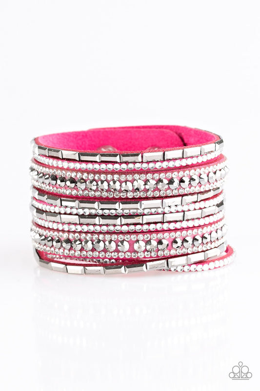 Paparazzi Bracelet ~ Wham Bam Glam - Pink