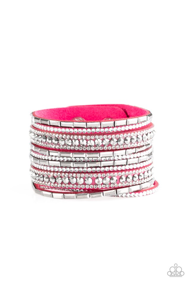 Wham Bam Glam - Pink - Paparazzi Bracelet Image