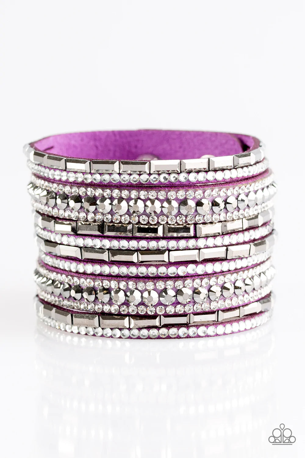 Paparazzi Bracelet ~ Wham Bam Glam - Purple