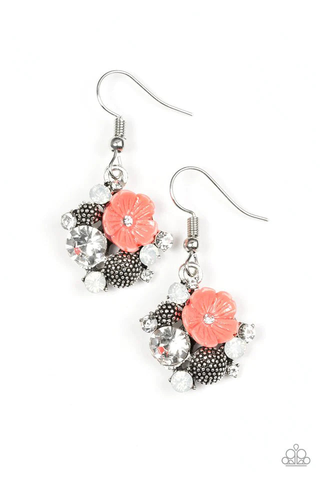 Paparazzi Earring ~ Lily Valleys - Orange