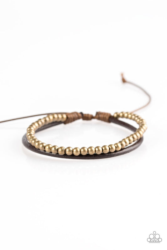 Paparazzi Bracelet ~ Mountain Mod - Brass