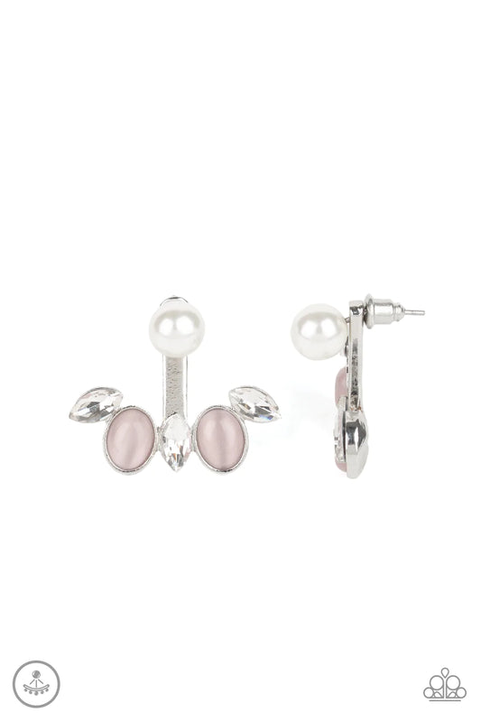 Paparazzi Earring ~ Modern Sophistication - Pink