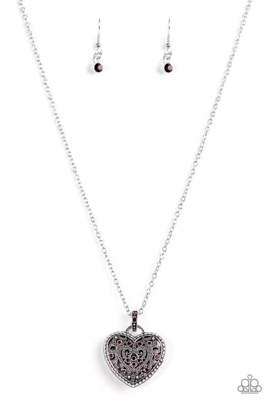 Paparazzi Necklace ~ Charmingly Casanova - Purple