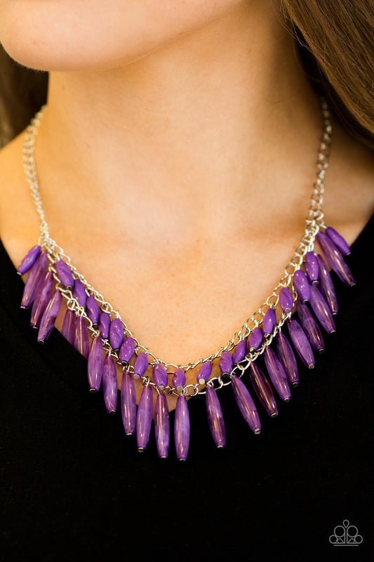 Paparazzi Necklace - Speak Of The DIVA - Purple