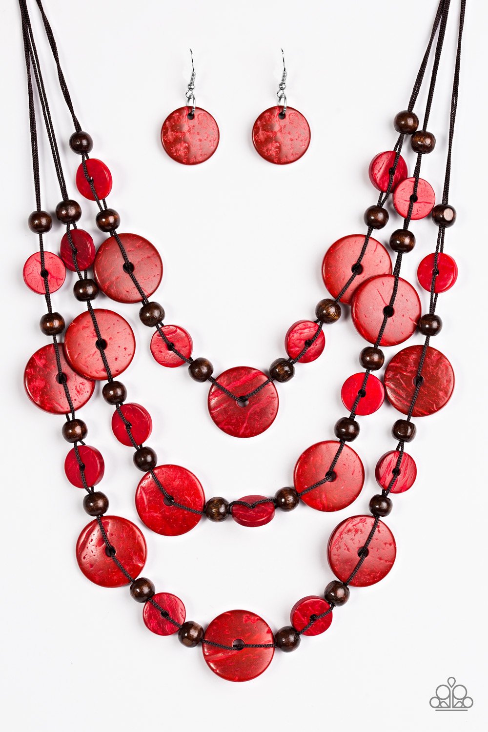 Paparazzi Necklace ~ South Beach Summer - Red
