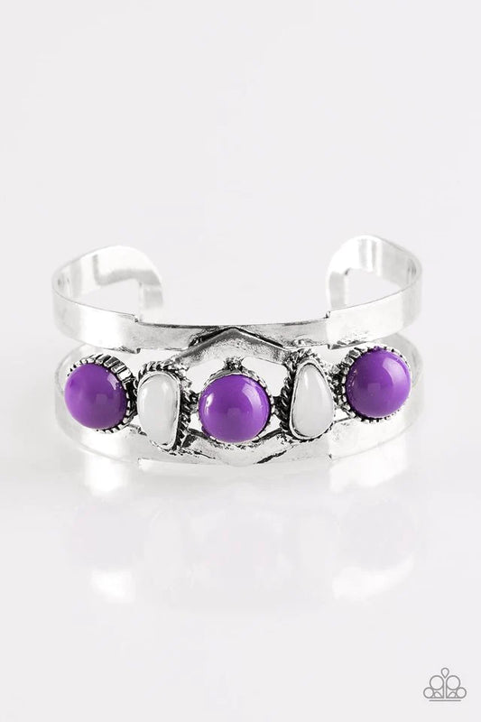 Paparazzi Bracelet ~ Keep On TRIBE-ing - Purple