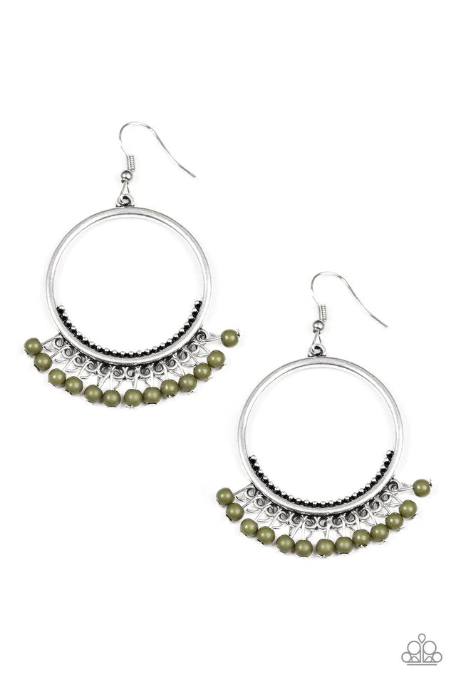 Pendiente Paparazzi ~ El mundo es una jungla - Verde