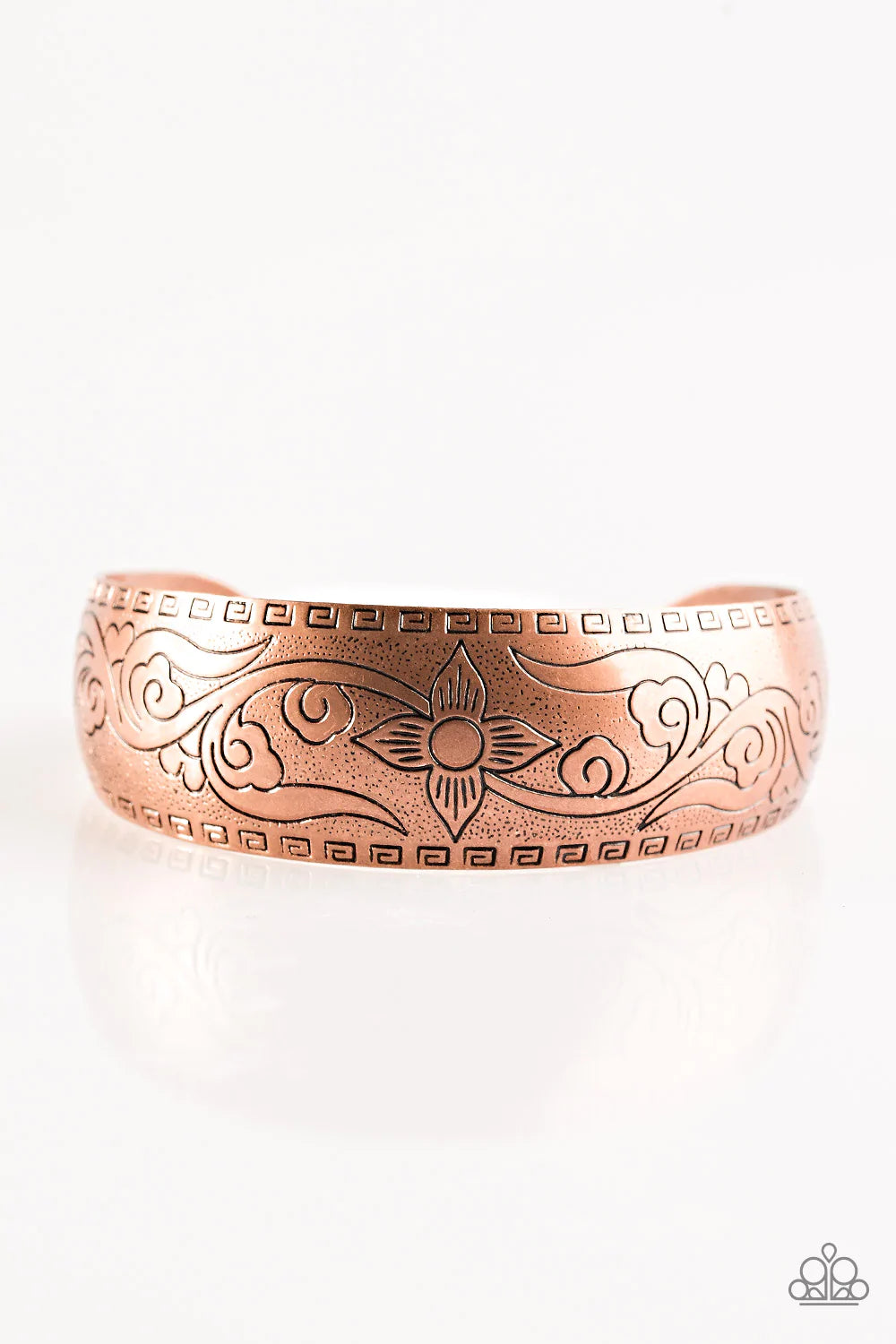 Paparazzi Bracelet ~ Lily Of The Tribe - Copper