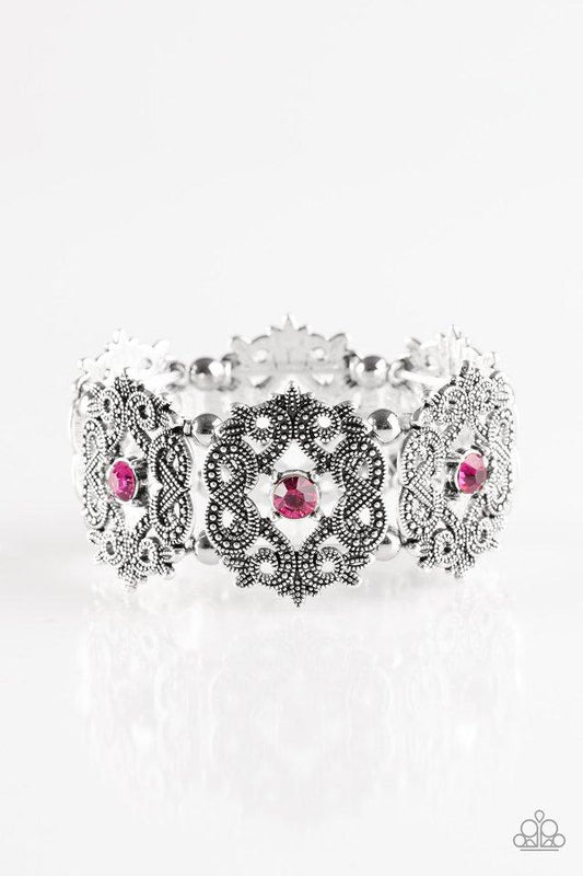 Paparazzi Bracelet ~ EMPRESS-ive Shimmer - Pink