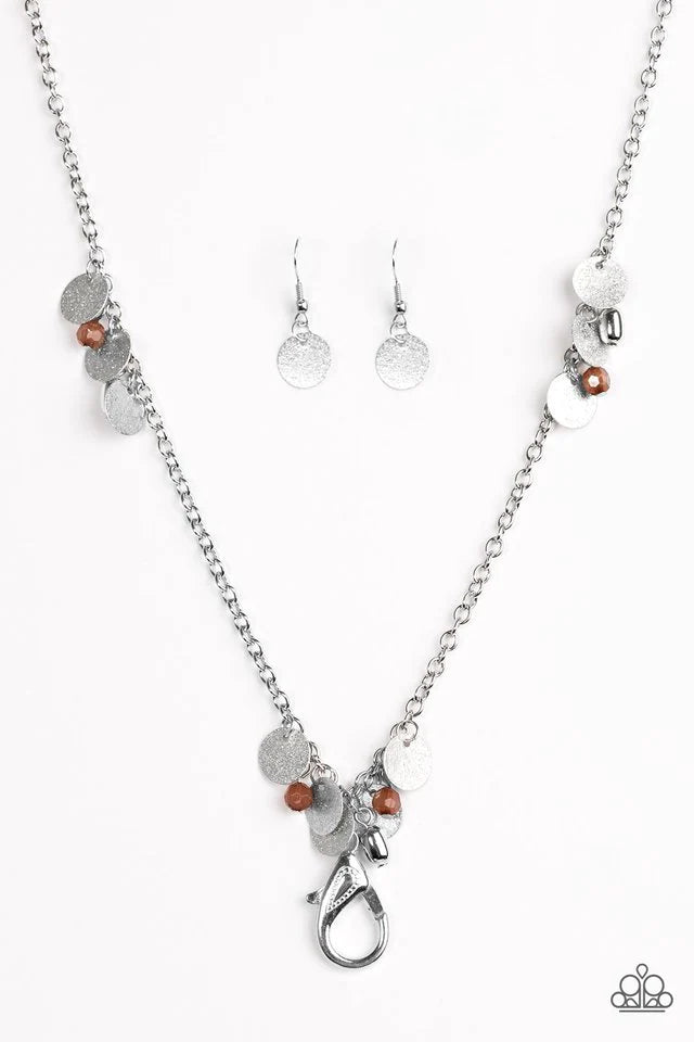 Paparazzi Necklace ~ Musical Expression - Brown