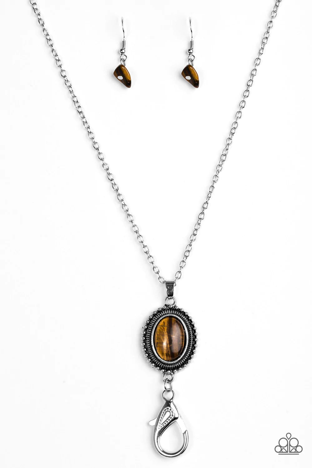 Paparazzi Necklace ~ Canyon Climb - Brown