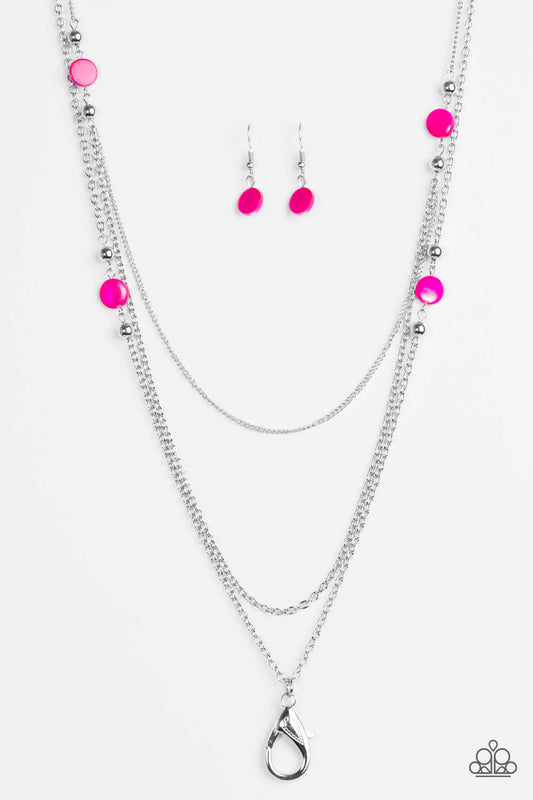 Paparazzi Necklace ~ So SHORE Of Yourself - Pink