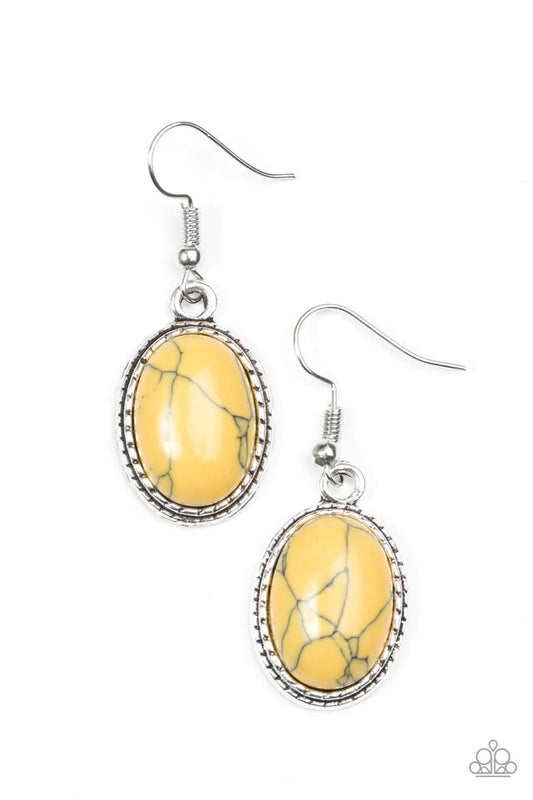 Paparazzi Earring ~ Southwest Sunsets - Yellow