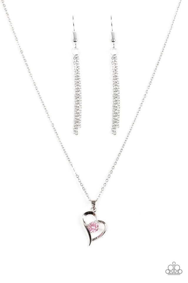 Paparazzi Necklace ~ Always Be Mine - Pink