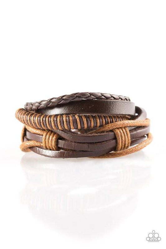 Paparazzi Bracelet ~ Trailbreaker - Brown