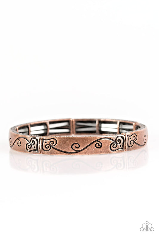 Paparazzi Bracelet ~ VINE With Me - Copper