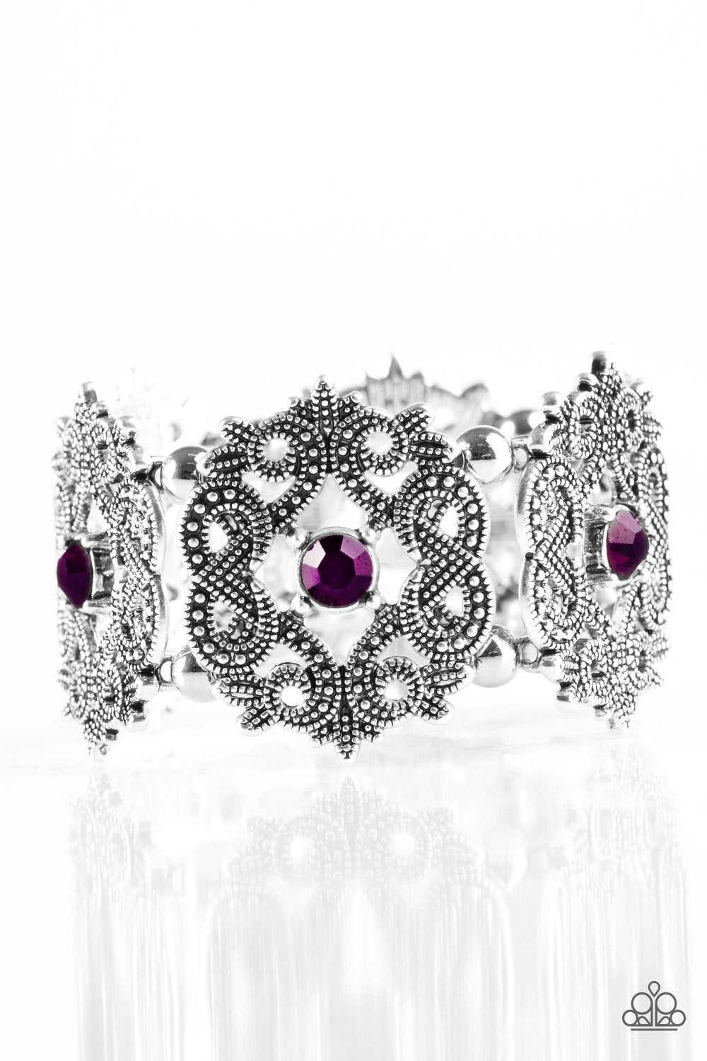 Paparazzi Bracelet ~ EMPRESS-ive Shimmer - Purple