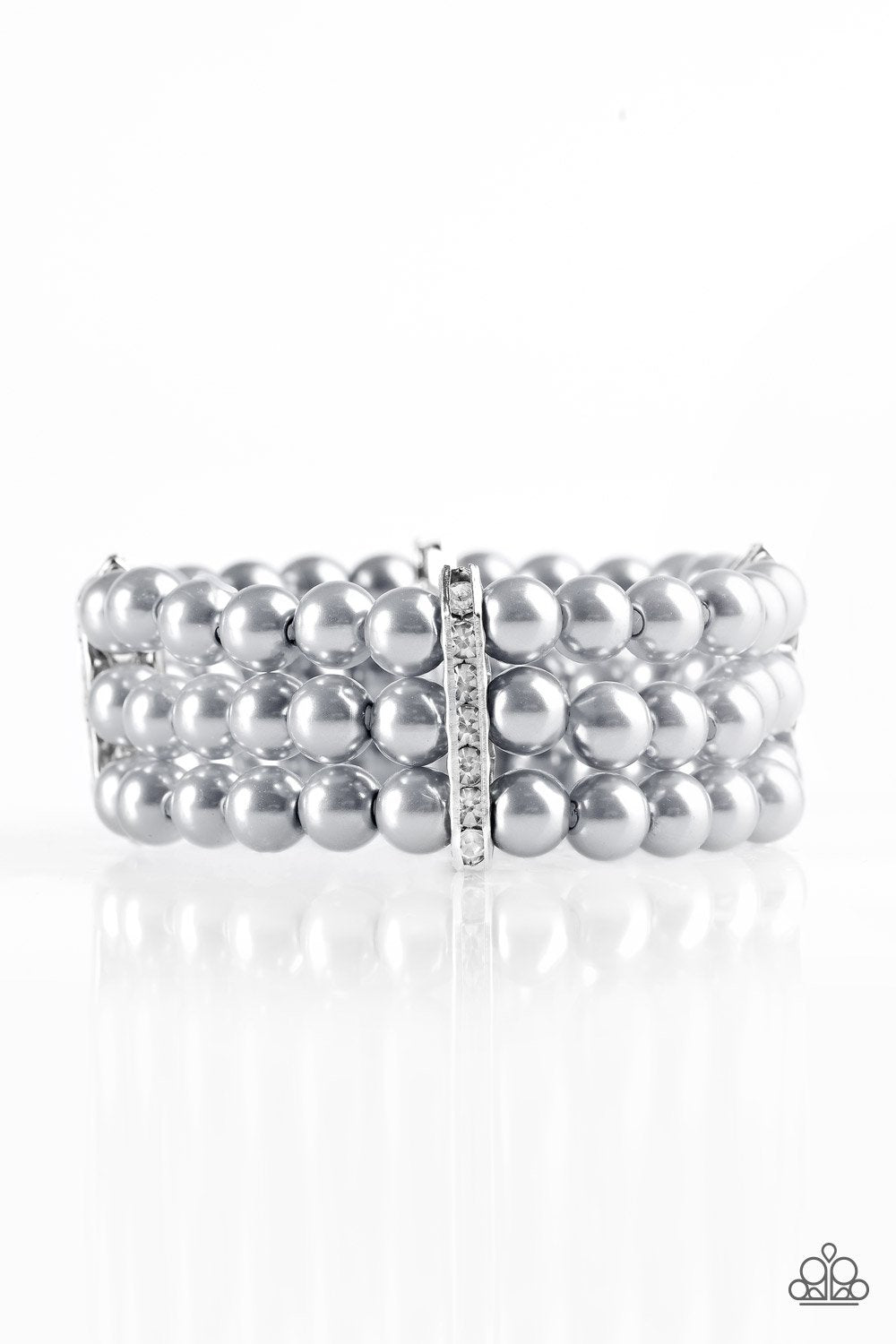 Paparazzi Bracelet ~ Royal Wedding - Silver