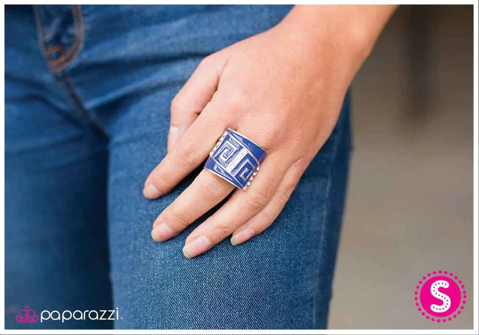 Anillo Paparazzi ~ A-Mazed - Azul