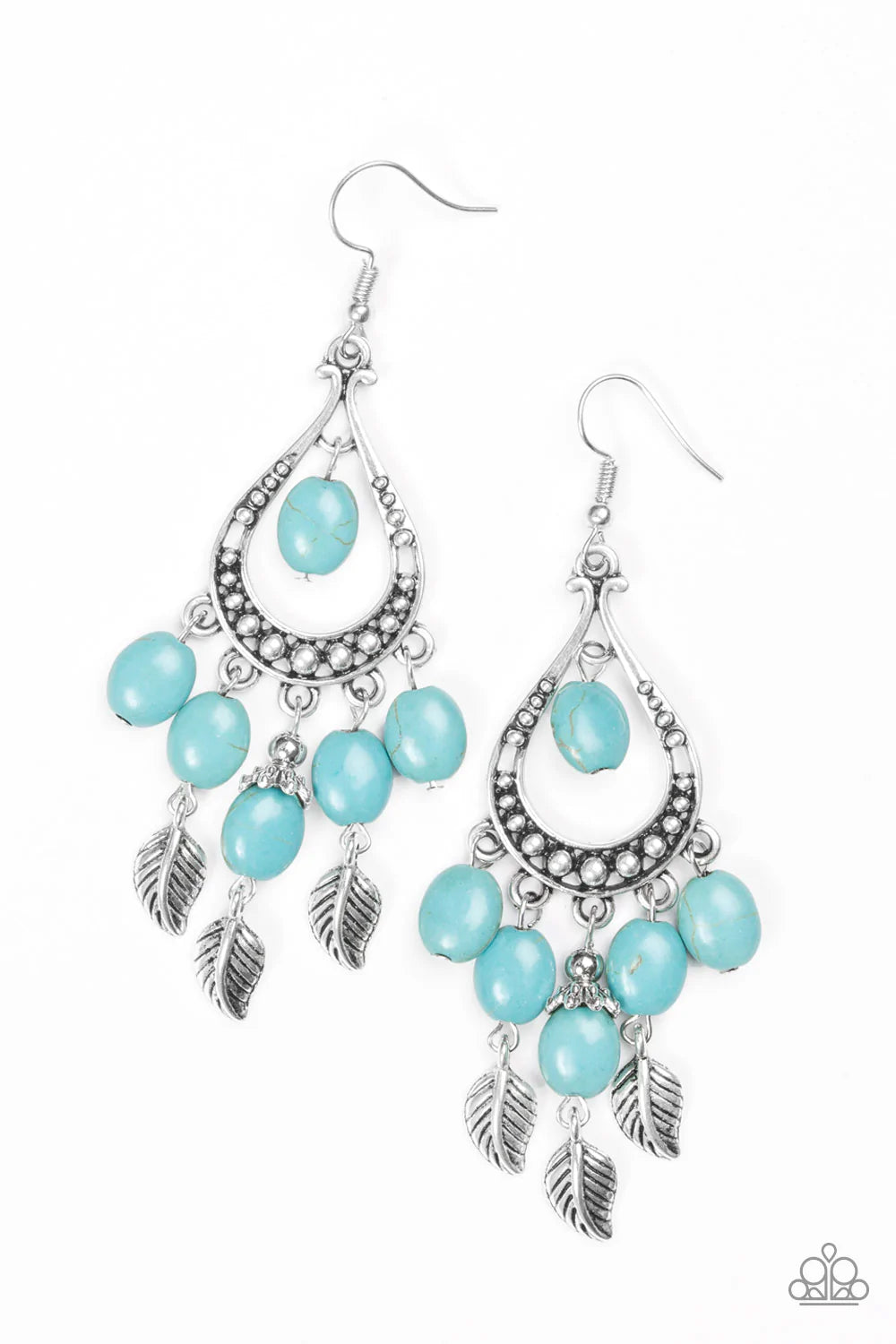 Paparazzi Earring ~ Western Wanderlust - Blue