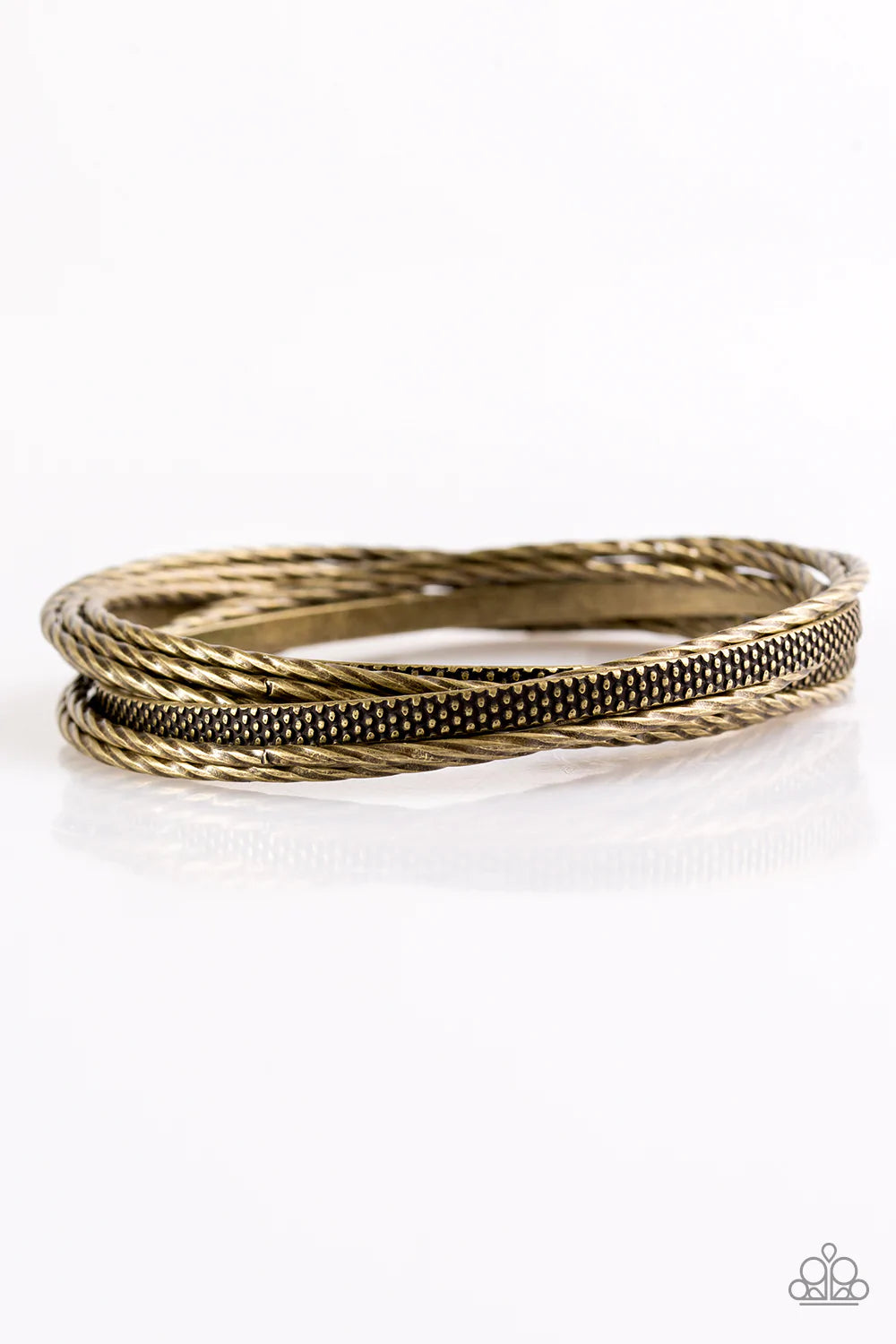 Paparazzi Bracelet ~ Metal Mogul - Brass