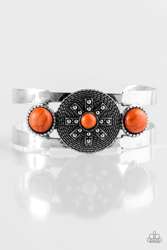 Pulsera Paparazzi ~ Here Comes The SOL RELOJ - Naranja