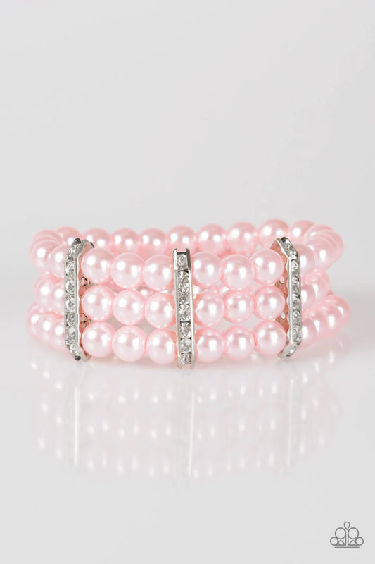 Pulsera Paparazzi ~ Muestra tu lado glamuroso - Rosa