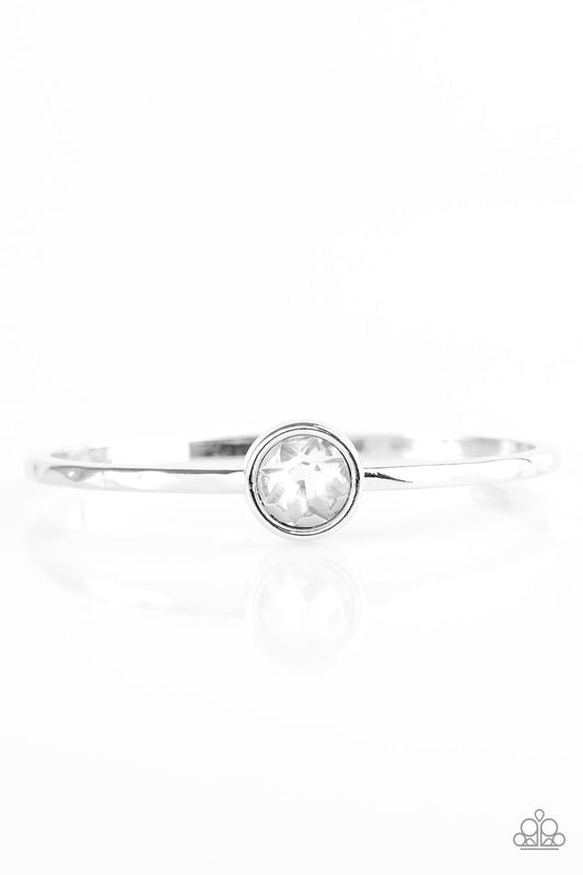 Paparazzi Bracelet ~ Diamonds For Breakfast - White