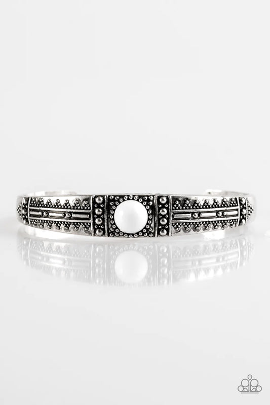 Paparazzi Bracelet ~ Singing Sahara - White