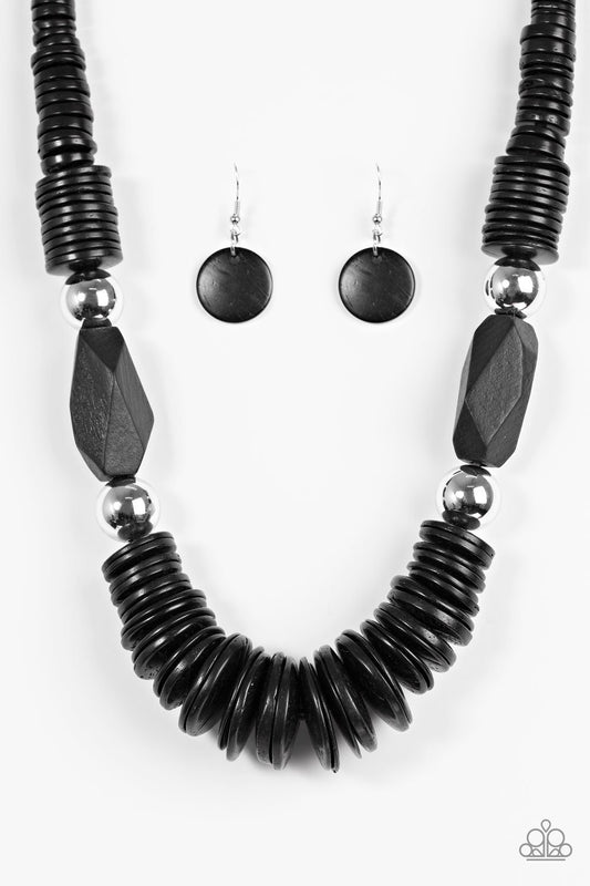 Collar Paparazzi ~ Boldly Belize - Negro