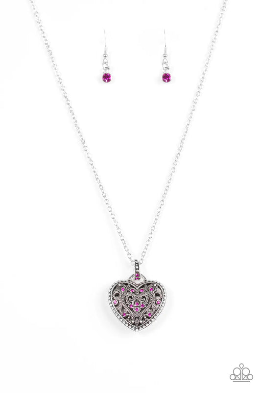 Collar Paparazzi ~ Charmingly Casanova - Rosa