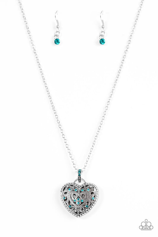 Paparazzi Necklace ~ Charmingly Casanova - Blue